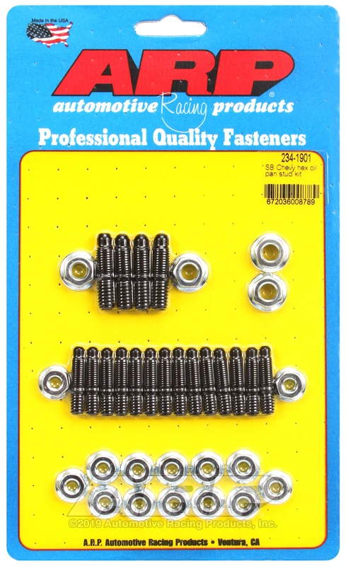 ARP SB Chevy Hex Oil Pan Stud Kit for Small Block Chevrolet Engines