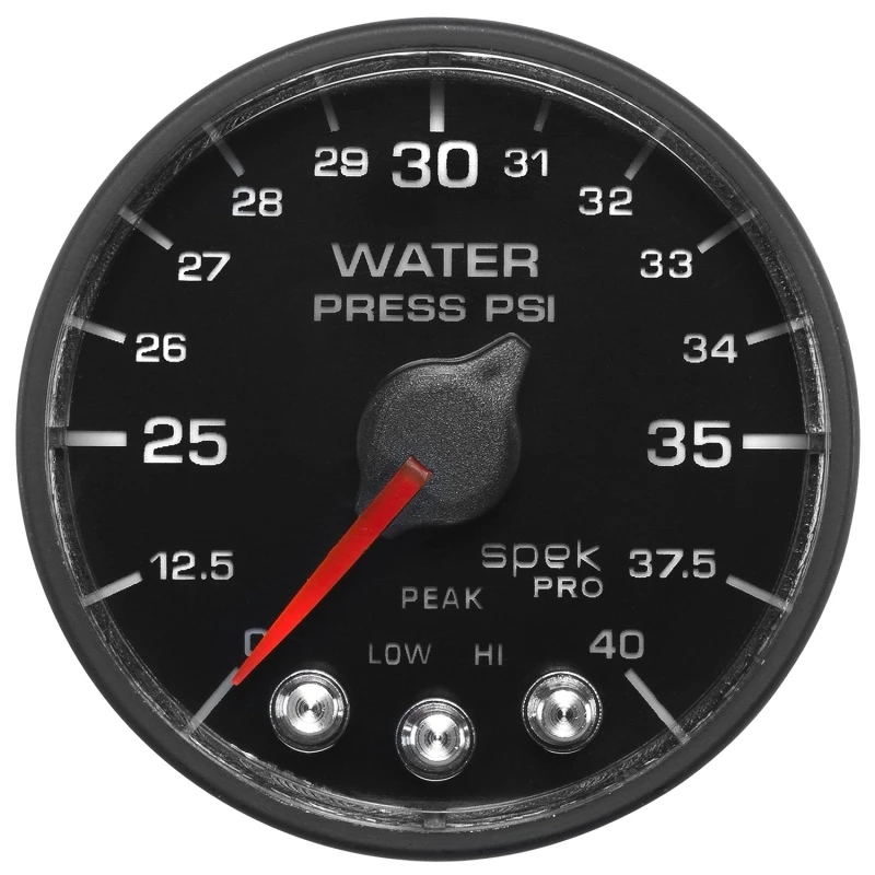 Autometer Spek-Pro - Nascar 2-1/16 Zoll Wasserdruck 0-40 psi Bfb
