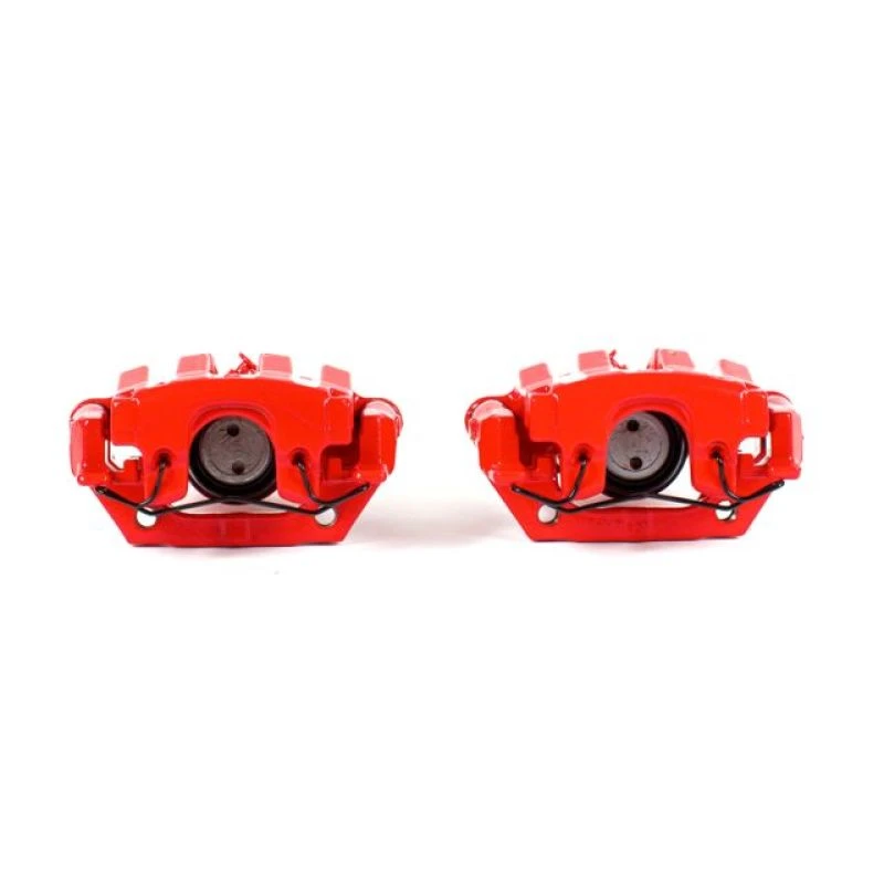 powerstop_S5050-67945df688006 Power Stop 06-09 Pontiac Solstice Rear Red Calipers w/Brackets - Pair