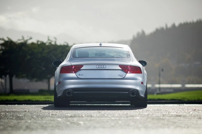 AWE Tuning Audi C7 A7 3.0T Touring Edition Auspuff - Dual Outlet Diamant-Schwarz Spitzen