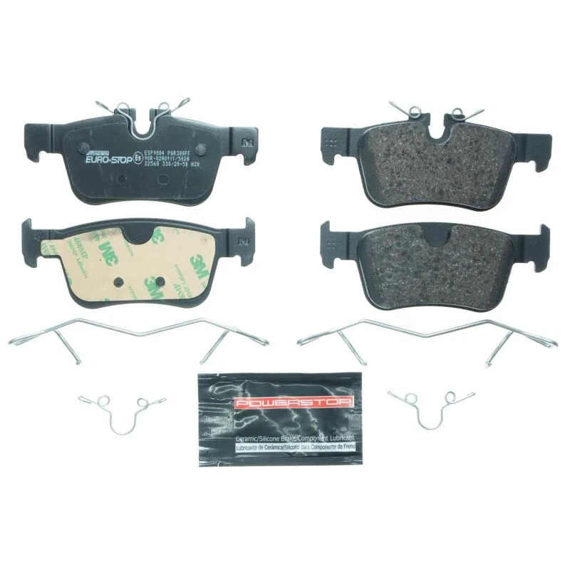 Power Stop 18-19 Volvo XC60 Euro-Stop ECE-R90 Rear Brake Pads