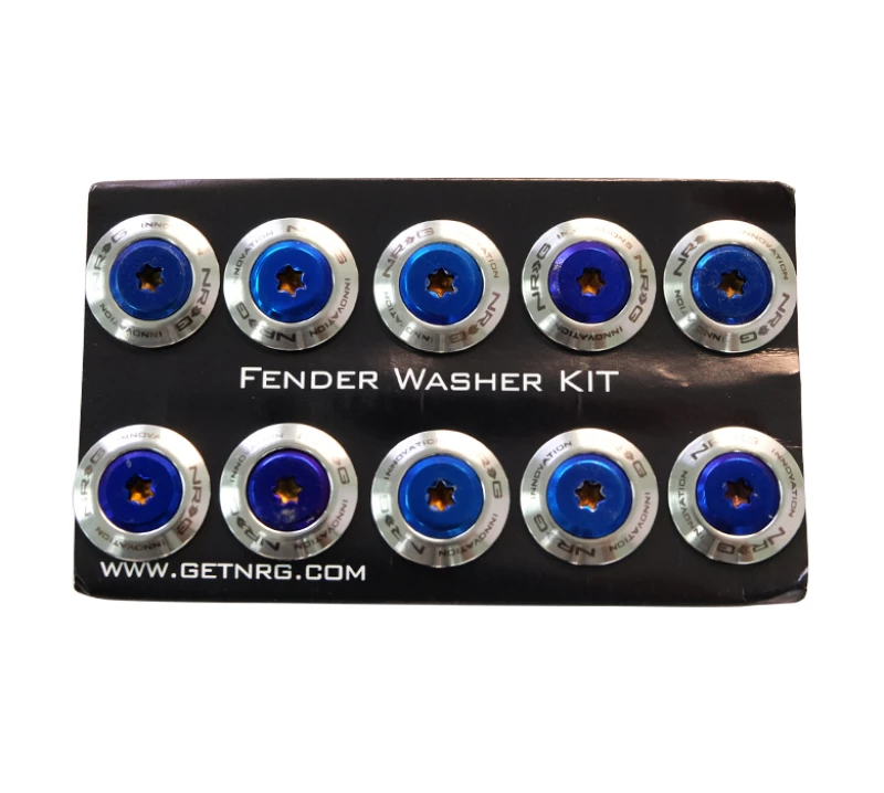 NRG Fender Washer Kit (TI Series) M6 Bolts/SS For Plastic