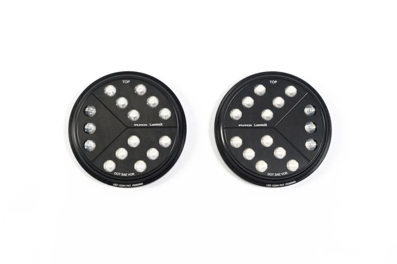 Putco 97-06 Jeep Wrangler TJ - Luminix Hochleistungs-LED-Scheinwerfer - 1 (Paar) - 12000LM