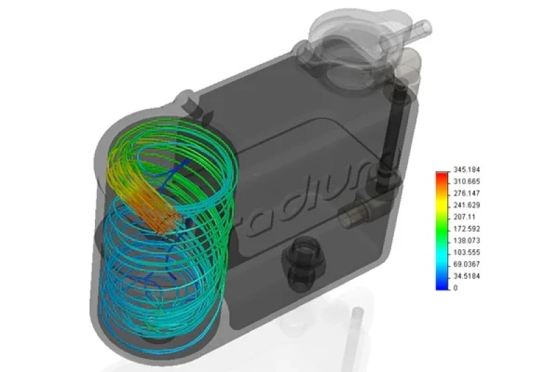 Radium Engineering 11-14 Ford Mustang GT / Boss 302 / V6 Kühlmittelbehälter-Kit