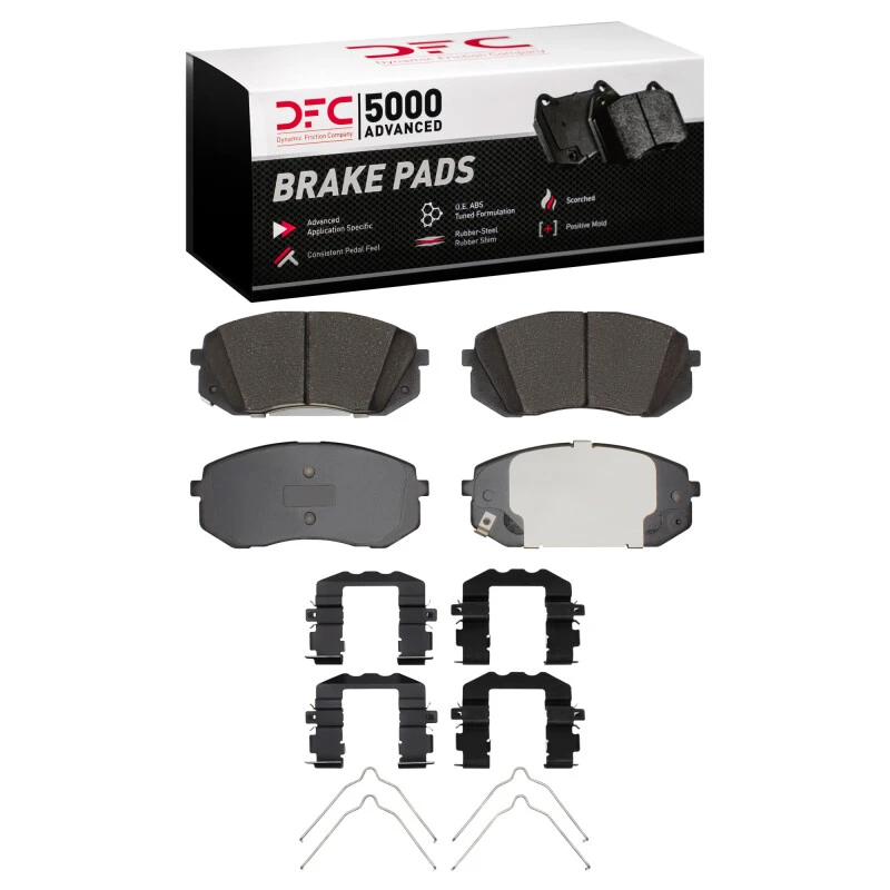 DFC 17-25 Hyundai Elantra GT Front 5000 Advanced Ceramic Brake Pads and Hardware Kit