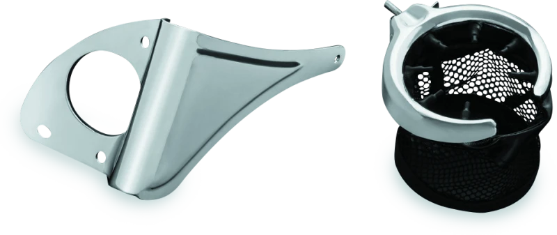 Kuryakyn Passenger Drink Holder mit Korb für 14-Up Touring rechts Chrom