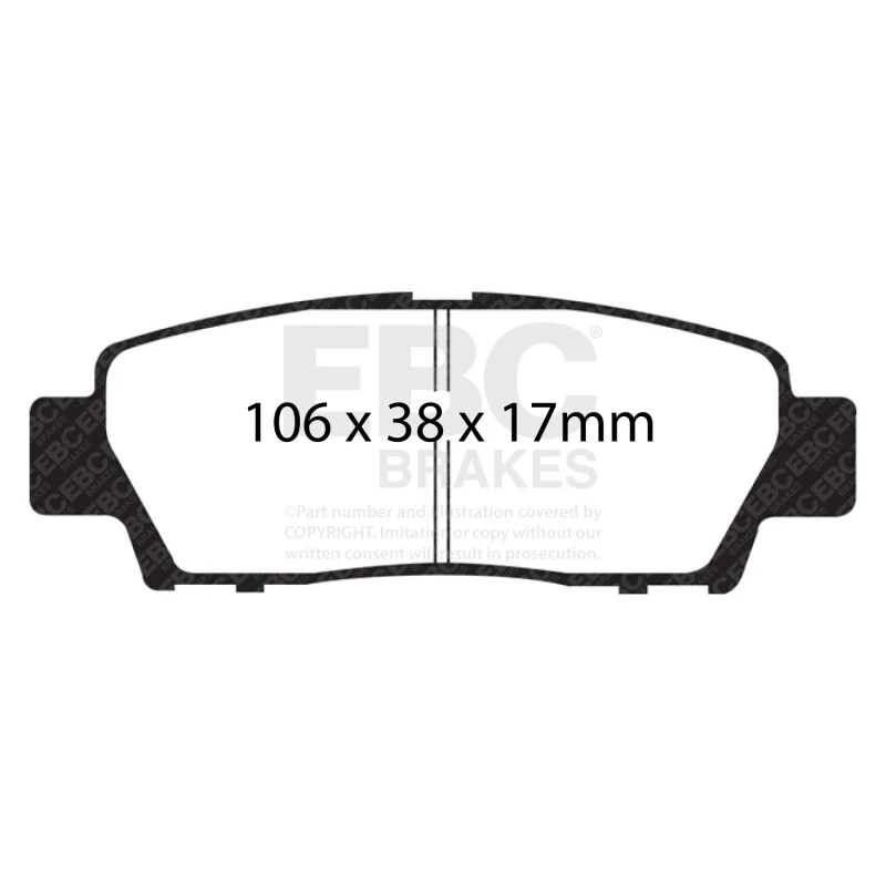 EBC 95-96 Toyota Avalon 3.0 Greenstuff Rear Brake Pads