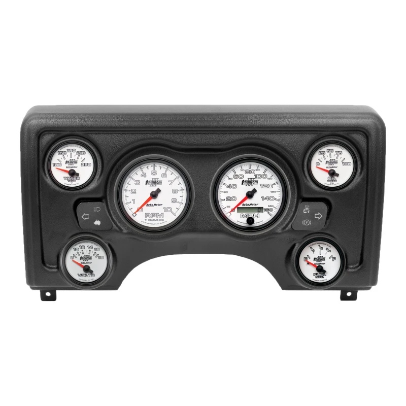 Autometer Phantom II Direct Fit Dash Kit 97-06 Jeep TJ (2 x 3-3/8in. / 4 x 2-1/16in.)
