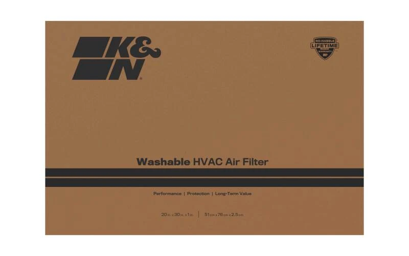 K&N HVAC Filter 20 X 30 X 1 Merv 8