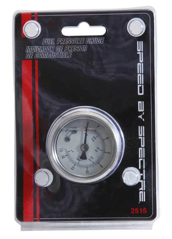 Spectre Kraftstoffdruckmesser (Flüssigkeitsgefüllt) 0-15psi