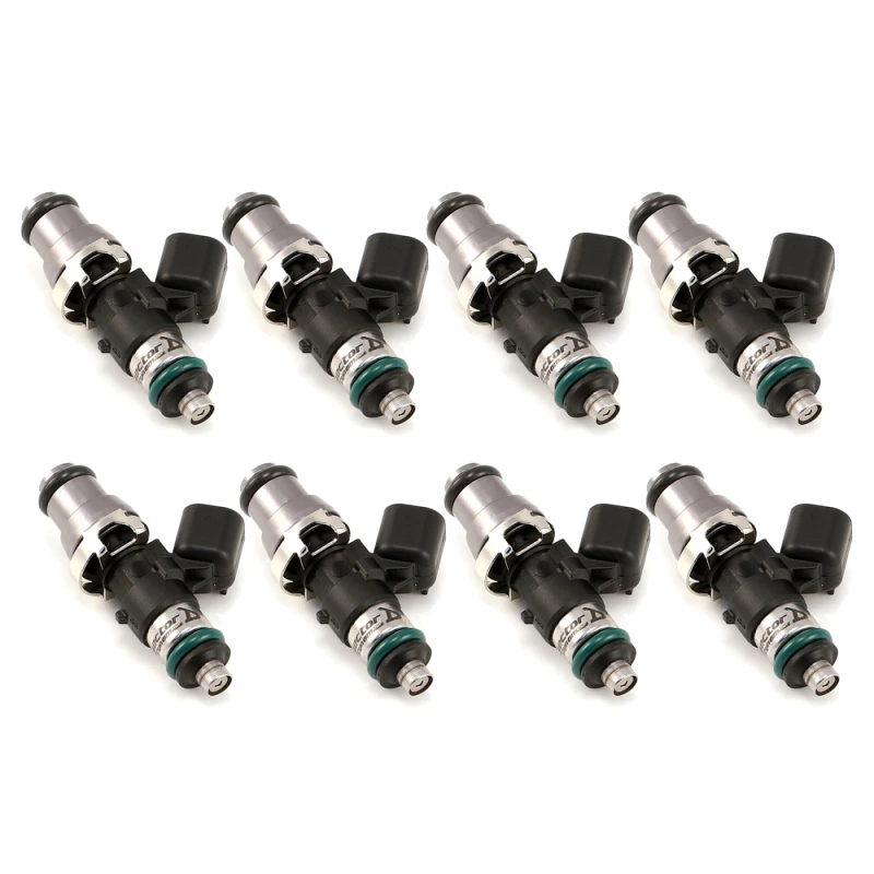 Injector Dynamics 1340cc Einspritzdüsen - 48mm Länge - 14mm Graue Oberseite - 14mm Unterer O-Ring (Set von 8)