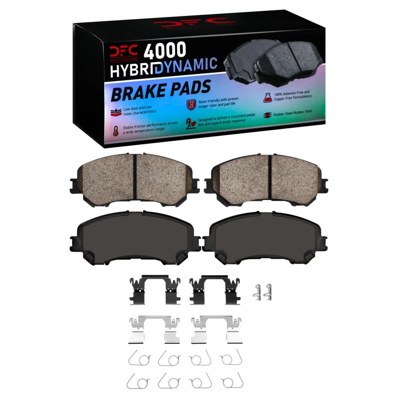 DFC 14-23 Nissan X-Trail (Mexico) Front 4000 HybriDynamic Brake Pads and Hardware Kit