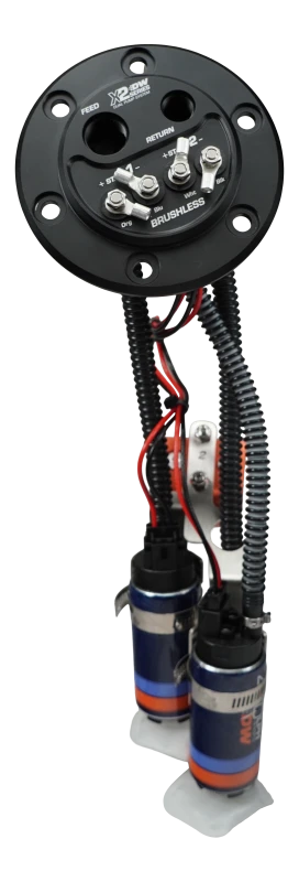 Deatschwerks X2 Pumpenhalter mit Dual DW420 für Honda Civic 92-00