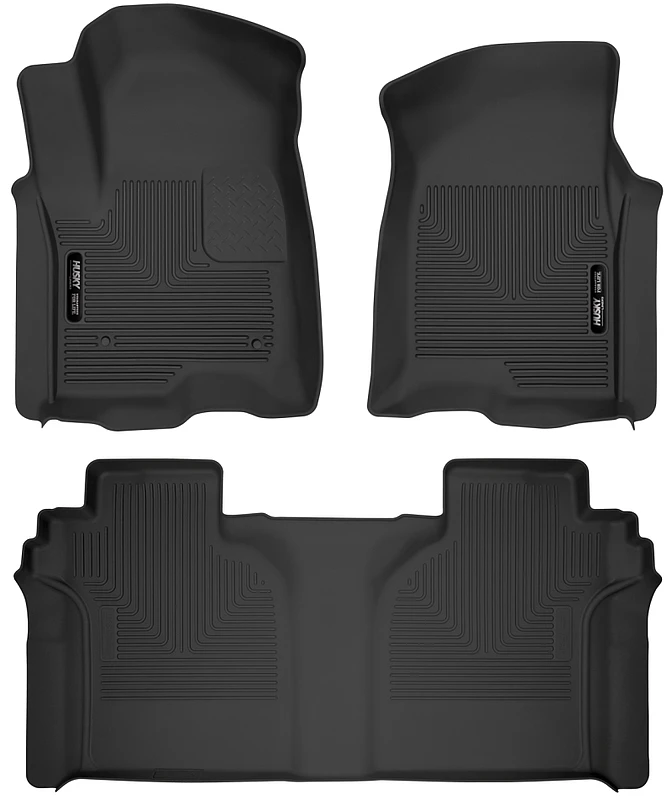 husky-liners_54208-67934afe85346 Husky Liners 19-23 Chevrolet Silverado 1500 CC X-Act Contour Front & Second Seat Floor Liners