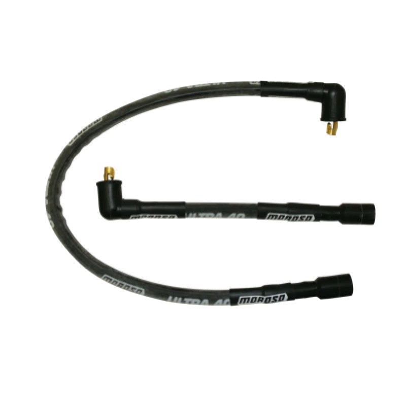 Moroso 85-96 Harley-Davidson FLT/FLHT/FLHR/FLTR/FLHS Sleeved Ultra 40 Wire Set - Black