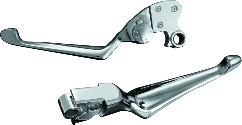 Kuryakyn Boss Blades mit verstellbarem Kupplungshebel Chrom