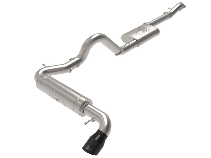 aFe Apollo GT 3 Zoll 409 SS Kat-Abgasanlage 2021 Ford Bronco L4-2.3L (t)/V6-2.7L (tt) mit schwarzer Spitze