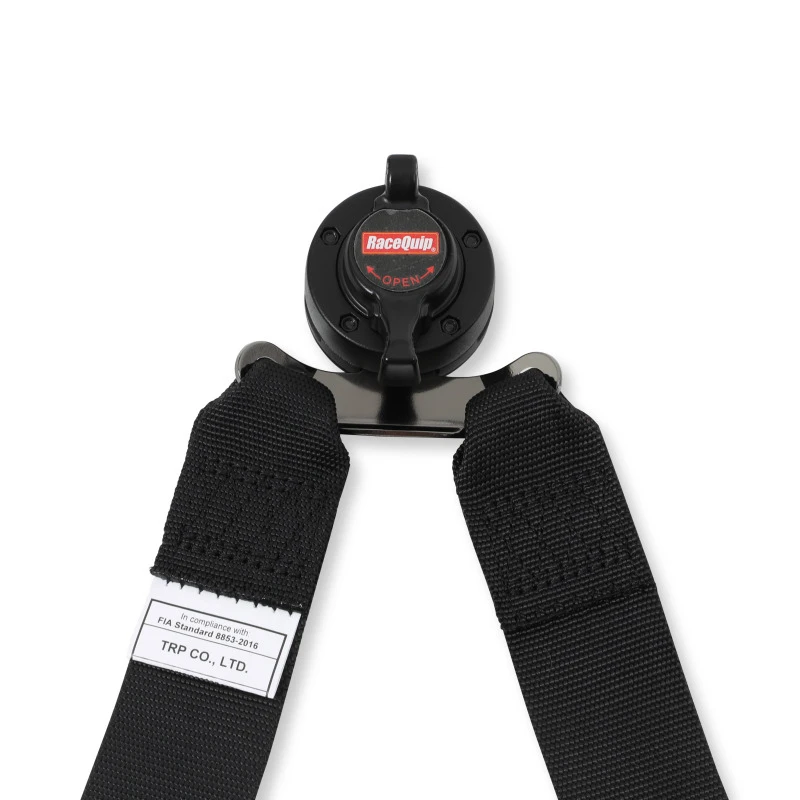 RaceQuip Schwarzes FIA CAMLOCK 6-Punkt 2-Zoll-Pull-Down-Lap-FHR