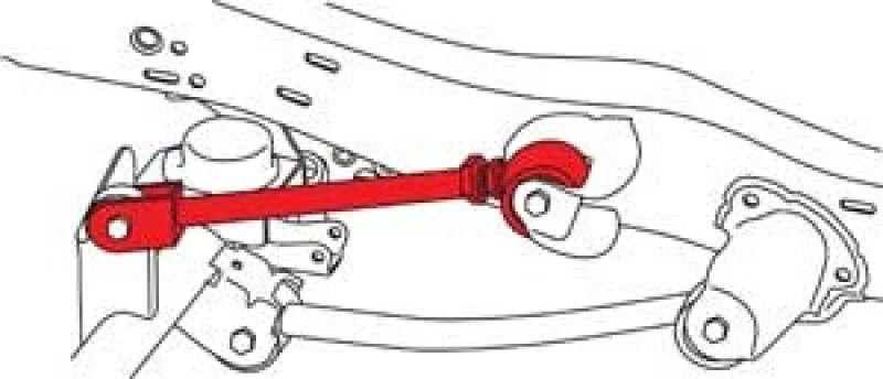 SPC Performance Vordere obere einstellbare Kontrollstange mit xAchse für Jeep JK