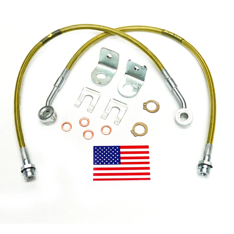 Superlift Bulletproof Bremsleitungen für 1997-2005 Jeep Wrangler TJ mit 4-6 Zoll Lift