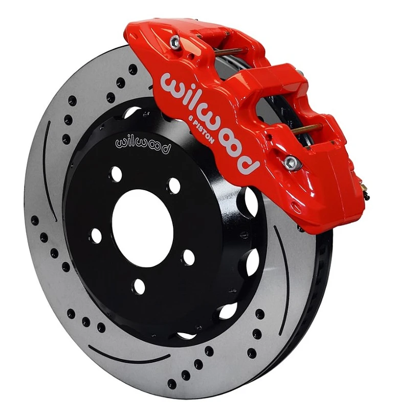 Wilwood AERO6 Vordere Bremsanlage 14,00 Lochrot 2016-Up Camaro mit Leitungen
