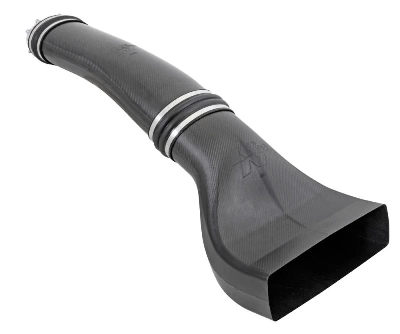 K&N Universal NHRA Pro Stock Custom Racing Carbon Fiber Ansaugrohre mit Billet Drosselklappenadapter