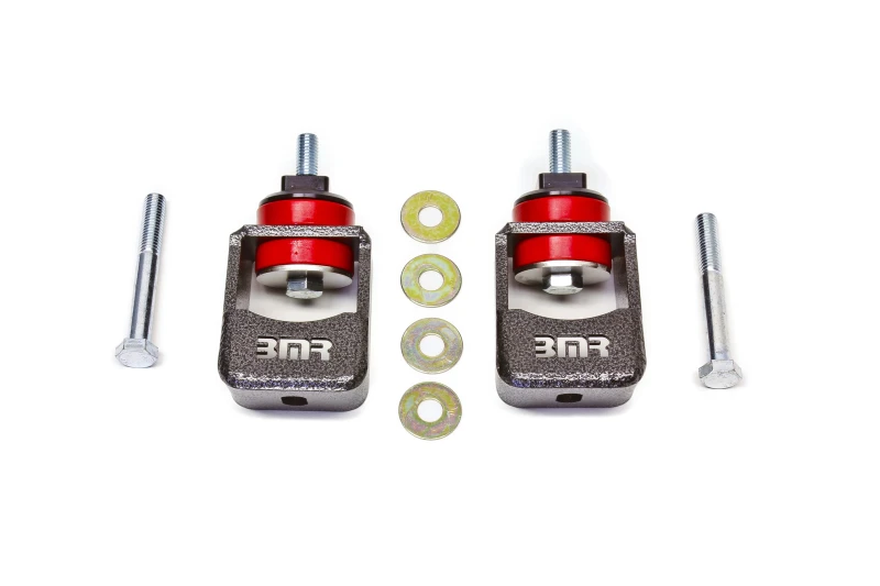 BMR 10-15 5. Generation Camaro Motorhalter-Kit (Polyurethan) - Schwarz Hammertone (ohne Spacers)