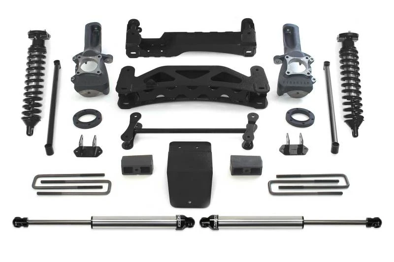 Fabtech 04-08 Ford F150 4WD 6 Zoll Perf-System mit DL 2,5 Coilover und hinteren DL-Stoßdämpfern