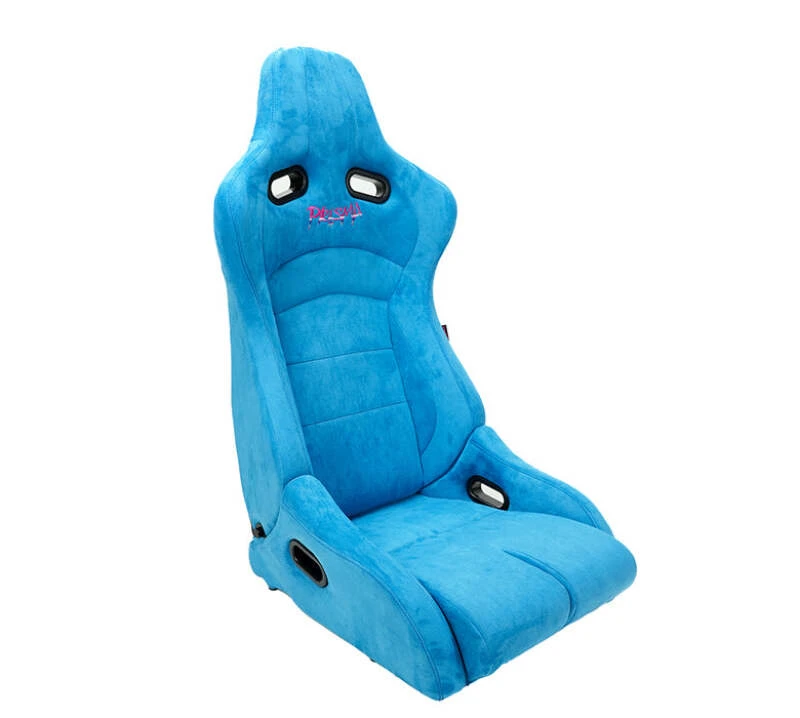 NRG Prisma Lab Reclinable Bucket Racing Seat - Paar (Blau)