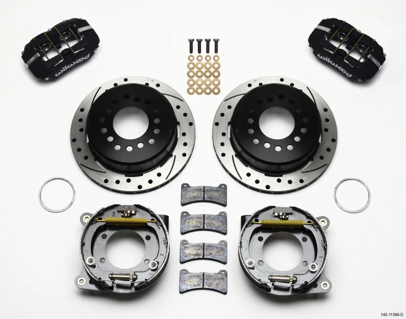Wilwood Dynapro Low-Profile 11,00 Zoll P-Bremse Kit Gebohrt 93-97 Camaro/Firebird 2,75 Zoll Offset