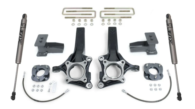 Maxtrac MaxPro Elite Spindle Lift Kit mit FOX Shocks für 2009–2013 Ford F-150 2WD