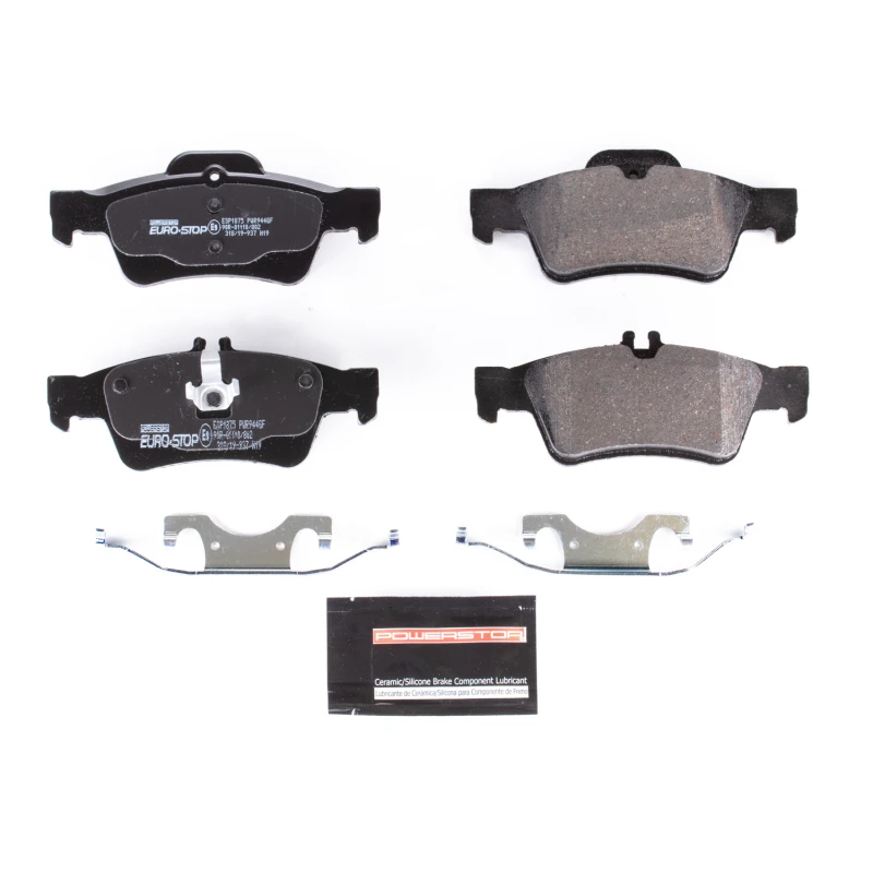 Power Stop 07-12 Mercedes-Benz SL550 Euro-Stop ECE-R90 Rear Brake Pads
