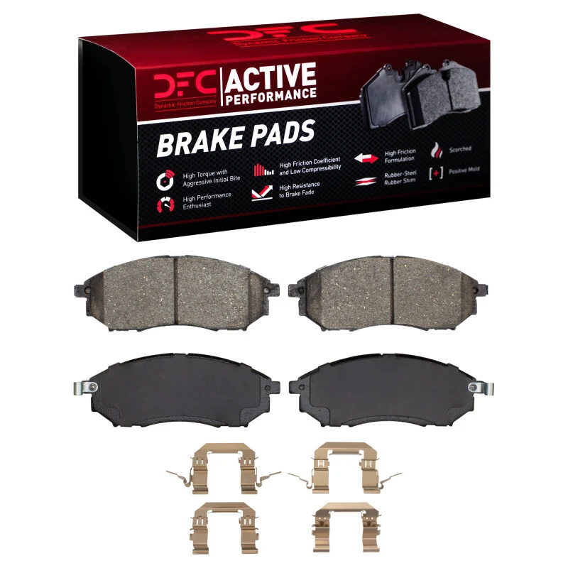 DFC 02-20 Infiniti M37 Front Active Performance Pads and Hardware Kit