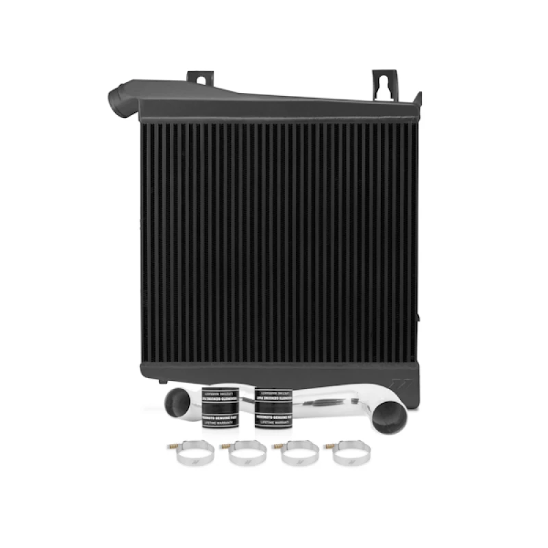 Mishimoto 08-10 Ford F-250/F-350/F-450/F-550 Super Duty 6.4L Powerstroke Intercooler Kit (Schwarz)