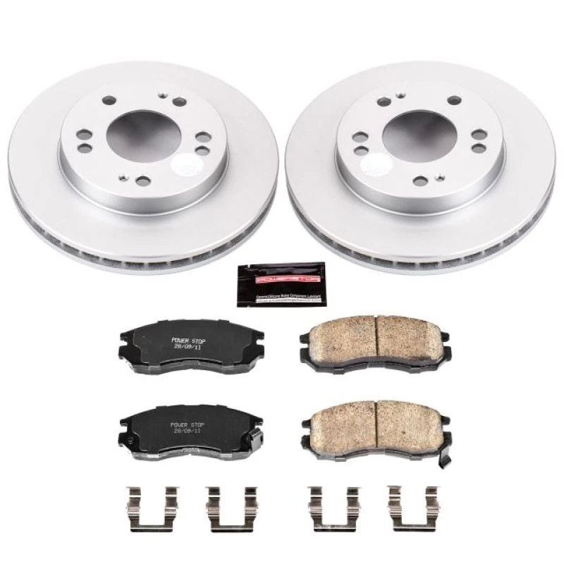 powerstop_CRK681-679457ff4d2d3 Power Stop 95-05 Chrysler Sebring Front Z17 Evolution Geomet Coated Brake Kit