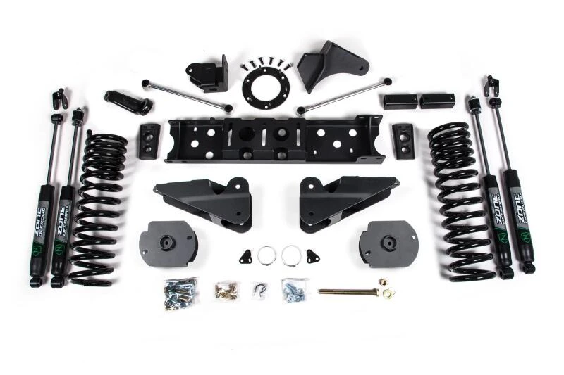 Zone Offroad Radius Arm Bracket für 2019–2020 Ram 2500 4.5 Zoll Diesel 6-Bolt T-Case Nitro Shocks