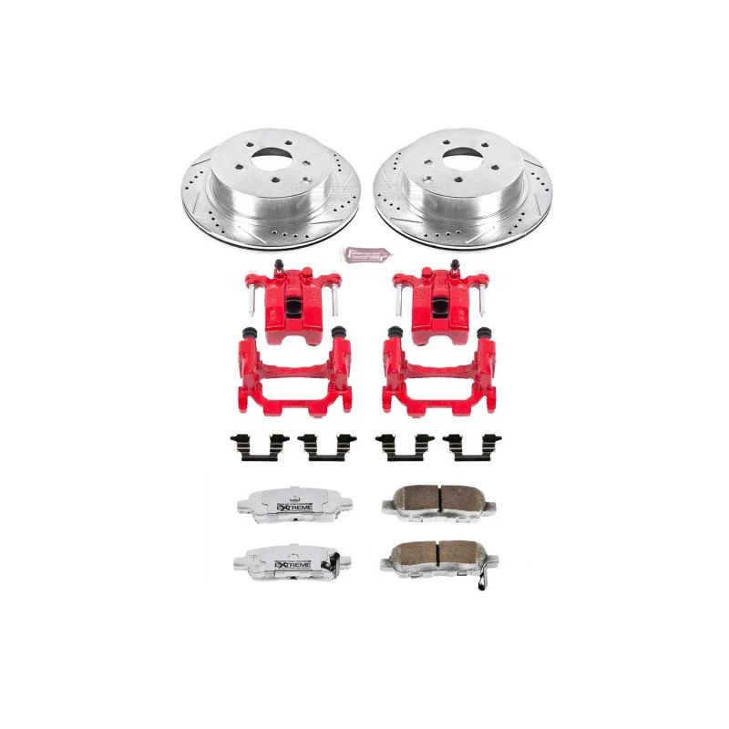 powerstop_KC2427A-26-679457247874f Power Stop 12-13 Infiniti M35h Rear Z26 Street Warrior Brake Kit w/Calipers