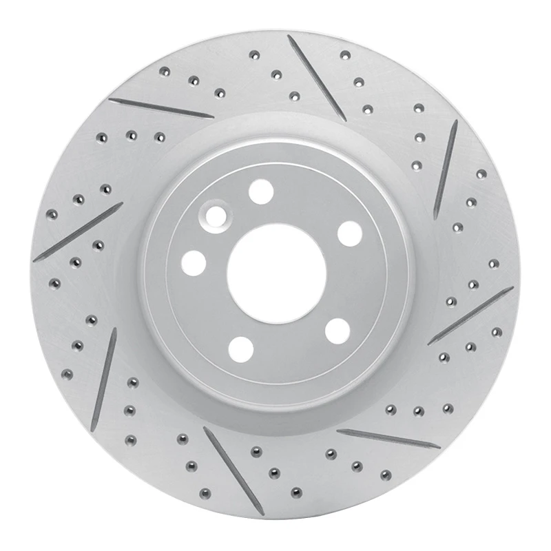 DFC 17-20 Jaguar I-Pace Rear Right Drilled & Slotted Geoperformance Rotor