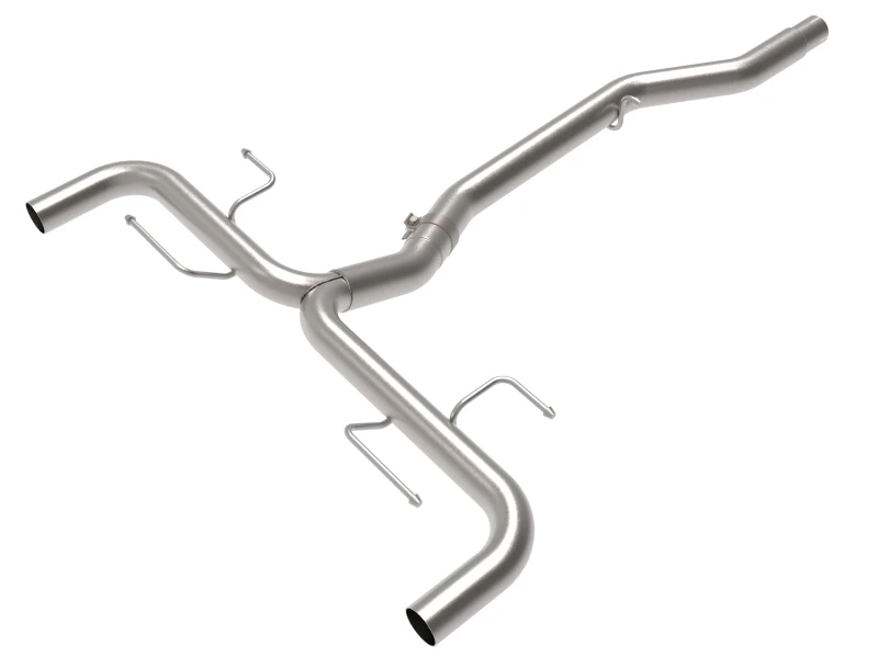 aFe 17-21 Alfa Romeo Giulia L4-2.0L (t) Mach Force-Xp 2in zu 2-1/2in 304SS Axle-Back Abgasanlage