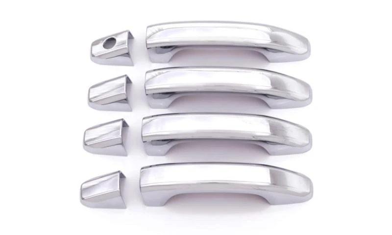 AVS 14-18 Chevy Silverado 1500 Türgriffabdeckungen (4 Tür) 8-teiliges Set - Chrom