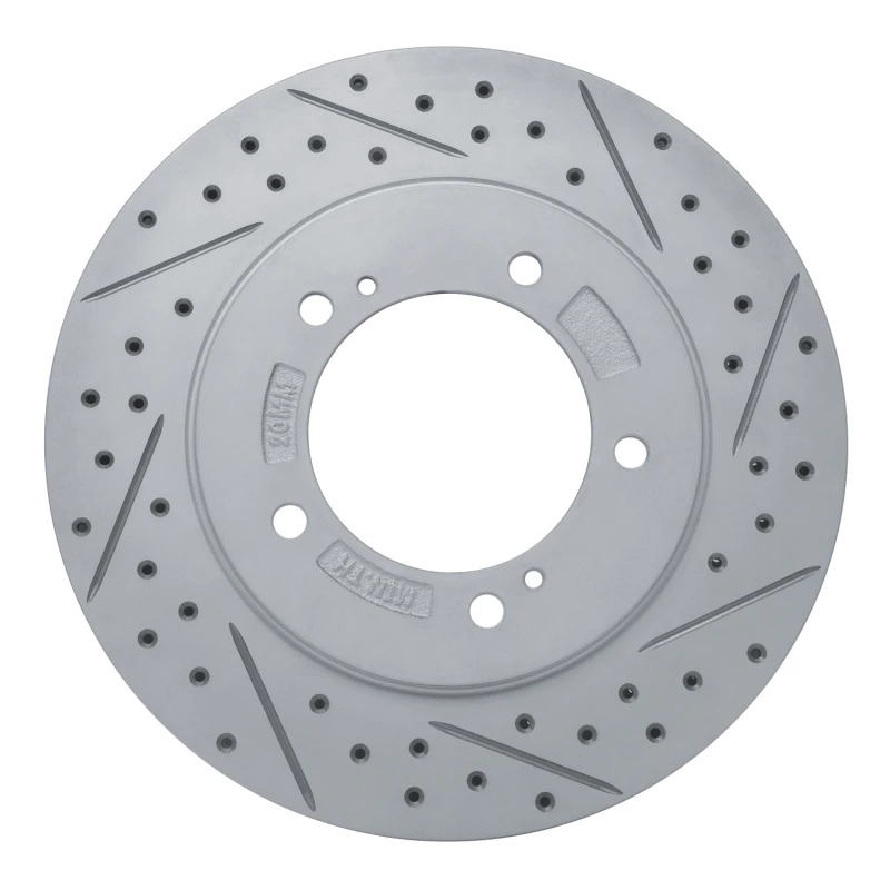 DFC 99-08 Chevrolet Tracker Front Right Drilled & Slotted Geoperformance Rotor