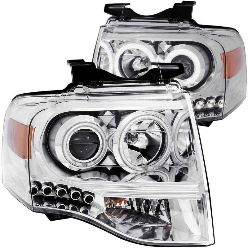 ANZO 2007-2014 Ford Expedition Projektor-Scheinwerfer Chrom