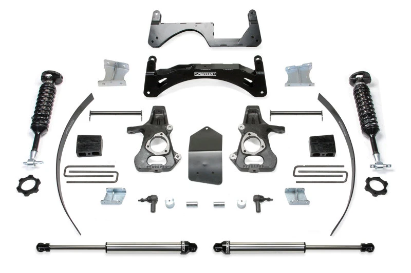 Fabtech 14-18 GM C/K1500 P/U ohne OE Forg Stl UCA 6 Zoll Basic-System mit DL 2,5 und 2,25