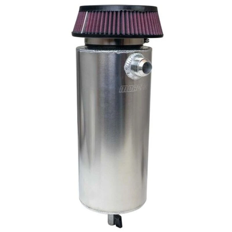 Moroso 6in Diameter Single -16AN Inlet Aluminum Breather Tank Catch Can