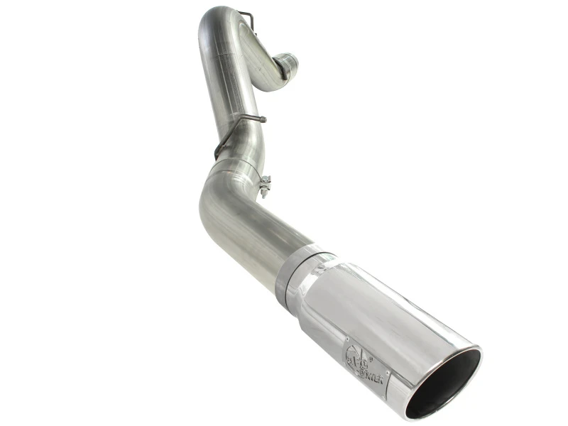 aFe MACHForce XP Auspuff 5in DPF-Back SS 11-13 GM Diesel Trucks V8-6.6L (td) (LML) (Pol Tip)