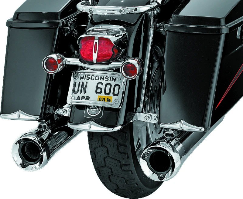 Kuryakyn Rear Fender or Saddlebag Accent Tips Chrome (Pair)