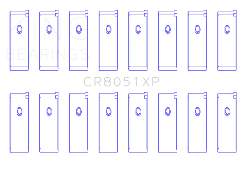 king-engine-bearings_CR8051XP-679364524c04c King Nissan VK56DE/VK56VD/VK45DE (Size +0.25mm) Performance Rod Bearing Set
