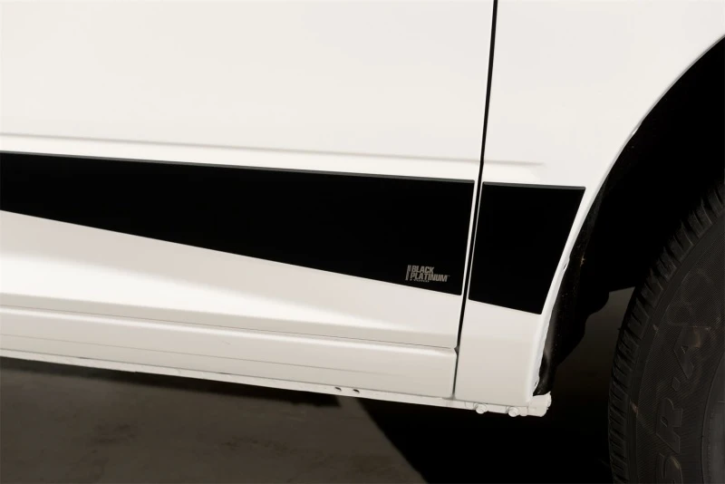 Putco 10-18 RAM 2500 Crew Cab 5,7ft- 5,5in Breit ohne werkseitige Flares 12 Stück Blk Platinum Rocker Panels