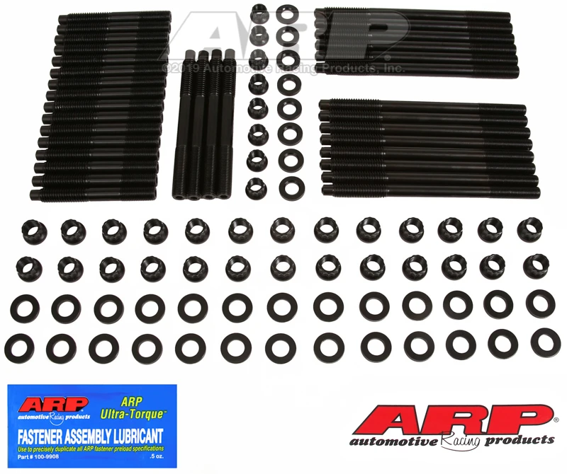 ARP Head Stud Kit for Small Block Chevy with Brodix Rodeck Alum Block All Pro Heads