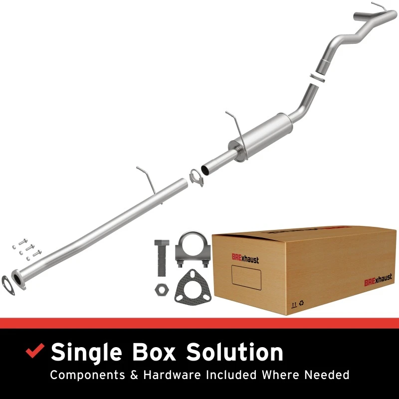 BRExhaust Direct-Fit Replacement Exhaust System for 01-03 GMC S10 Sonoma 2.2L